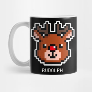 Rudolph 8bit Mug